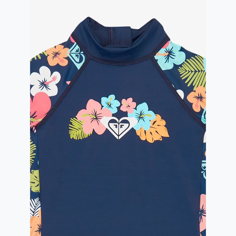 Гащеризон UPF 50+ детски ROXY Morning Flower Springsuit mood indigo morning flowers 3
