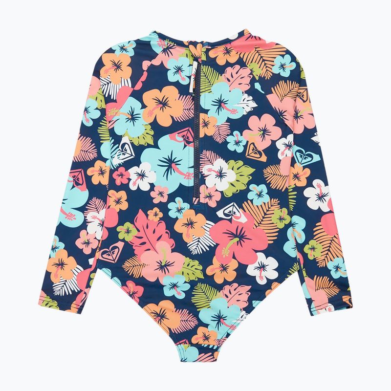 Детски цял бански костюм ROXY Morning Flower Onesie mood indigo morning flowers 2