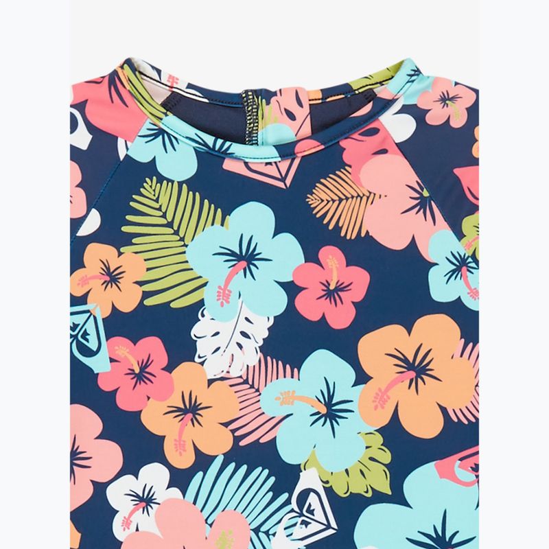 Детски цял бански костюм ROXY Morning Flower Onesie mood indigo morning flowers 3