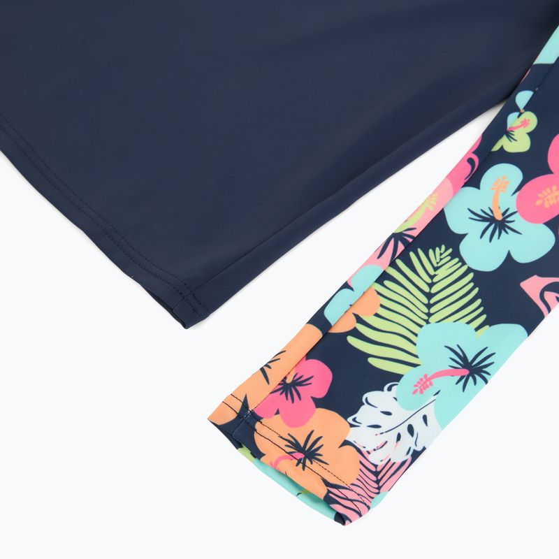 Дълъг ръкав + долна част на бански костюм ROXY Morning Flower Lycra Set mood indigo morning flowers 6