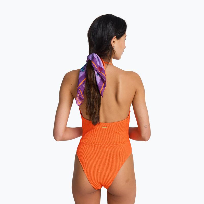 Дамски цял бански костюм Billabong Summer High Salty One Piece fushion orange 3
