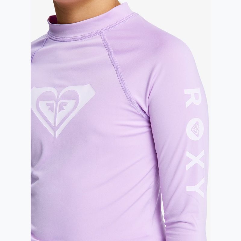 Детска блуза с дълъг ръкав за плуване ROXY Whole Hearted crocus petal 4