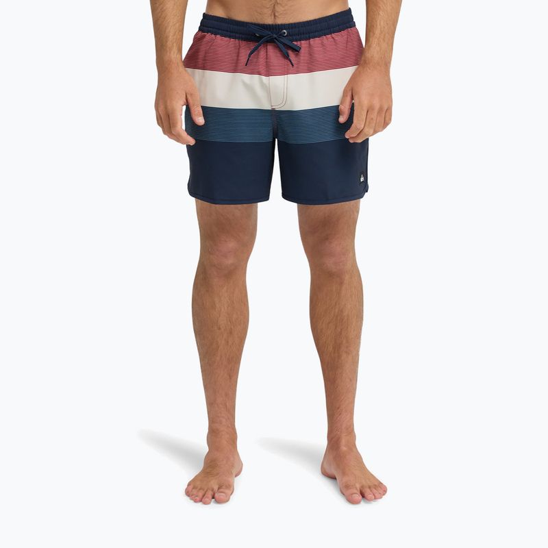 Мъжки бански шорти Quiksilver Stretch Scallop Volley 16“ dark navy tijuana 3