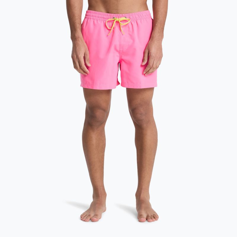 Мъжки бански шорти Quiksilver Everyday Solid Volley 15“ pink lemonade 3