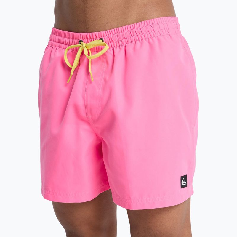 Мъжки бански шорти Quiksilver Everyday Solid Volley 15“ pink lemonade 7