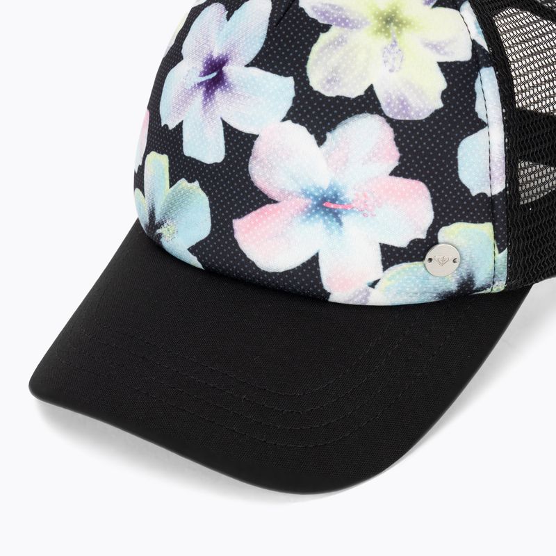 Дамска шапка с козирка ROXY Beautiful Morning anthracite im fleur real 3