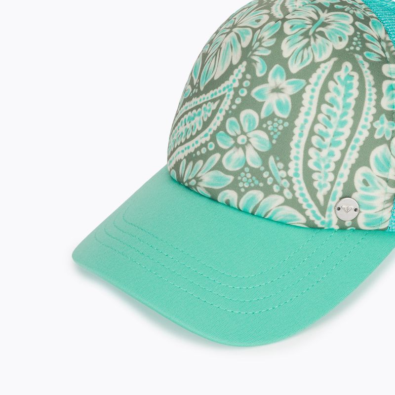 Дамска шапка с козирка ROXY Beautiful Morning oil green wildside paisley 3