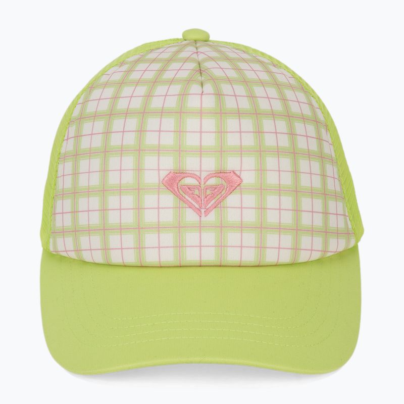 Дамска шапка с козирка ROXY Beautiful Morning cloud dancer swell plaid 2