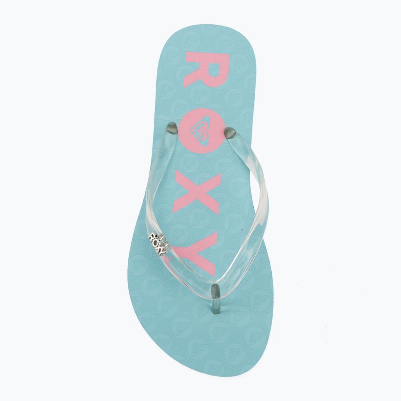 Детски джапанки ROXY Viva Jelly aqua splash 5