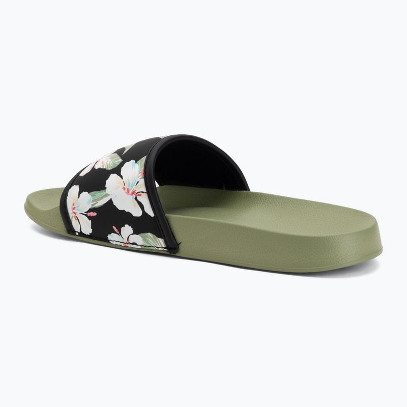 Дамски чехли ROXY Slippy IV oil green 3
