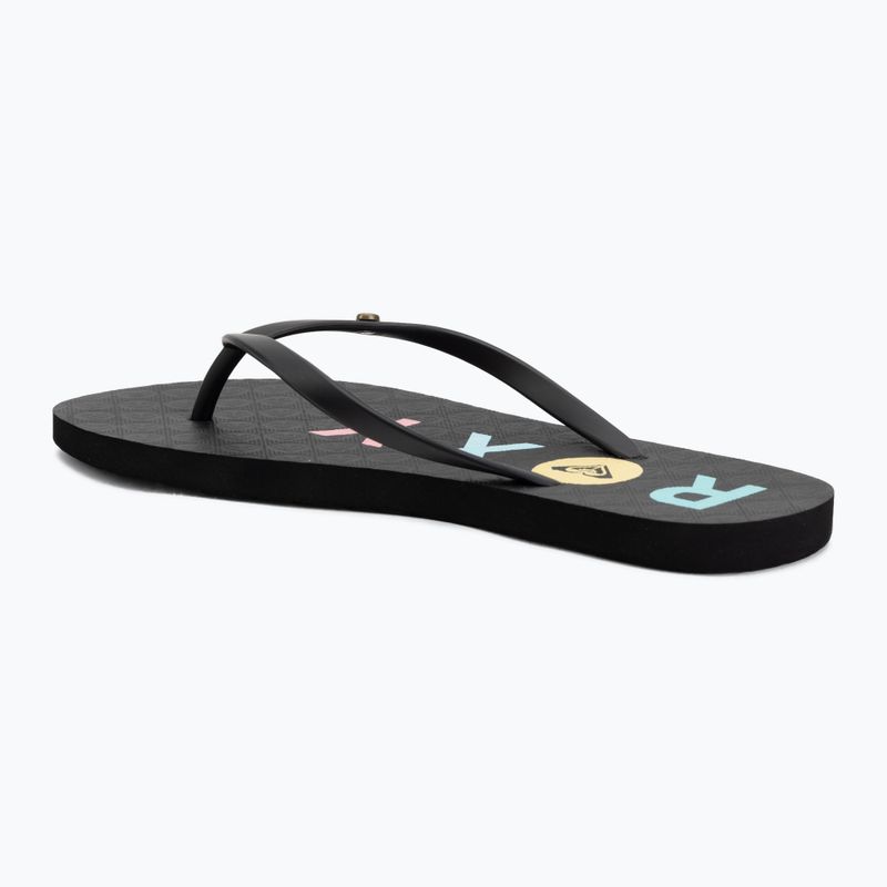 Дамски джапанки ROXY Sandy III black/rainbow 3