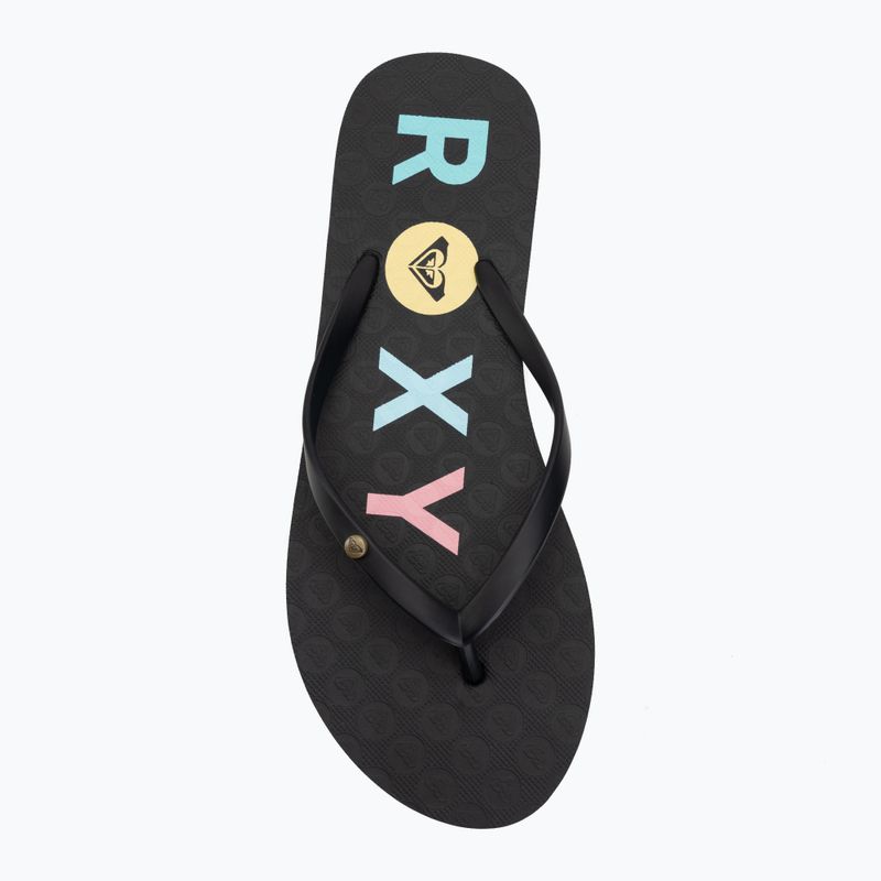 Дамски джапанки ROXY Sandy III black/rainbow 5