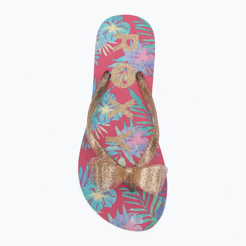 Детски джапанки ROXY Lulu IV pink multi camo 5
