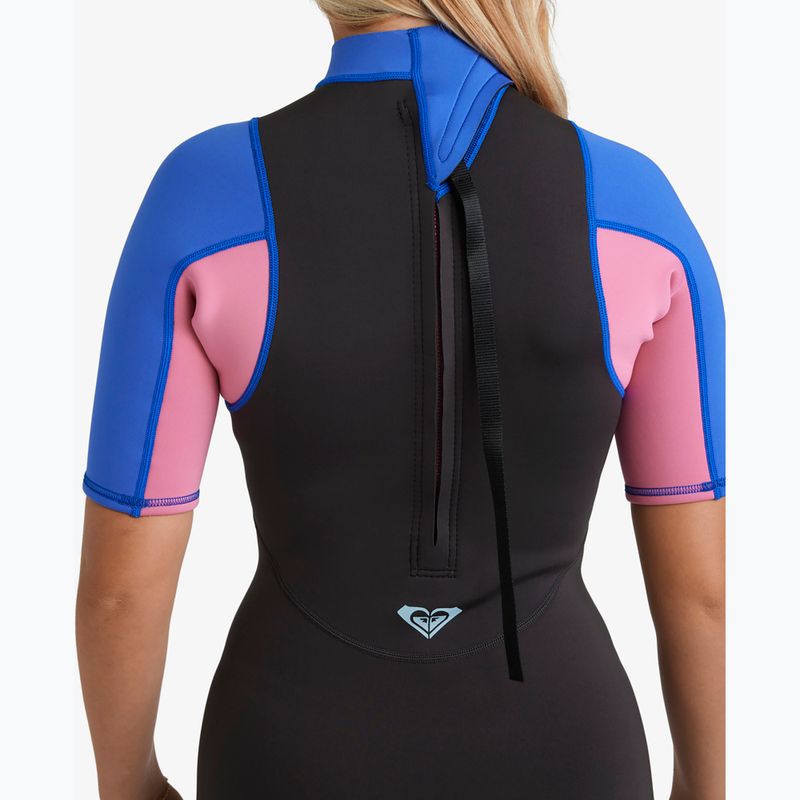 Дамски неопренов костюм за плуване ROXY 2/2 mm Prologue+ SS Springsuit Flock cobalt 6