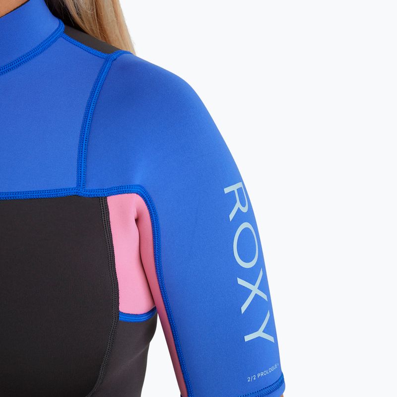 Дамски неопренов костюм за плуване ROXY 2/2 mm Prologue+ SS Springsuit Flock cobalt 8