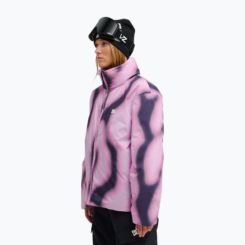 Дамско сноуборд яке DC Aura Puffer 10K offscale lilac 3