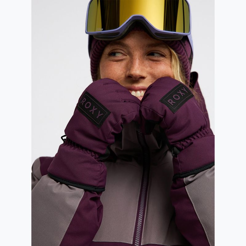 Дамски сноуборд ръкавици ROXY Freshfield Blackberry Wine 3