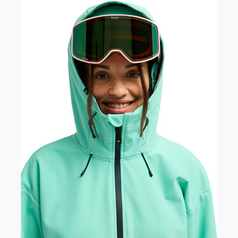 Дамско сноуборд яке ROXY Frostbliss Softshell Overhead opal 6