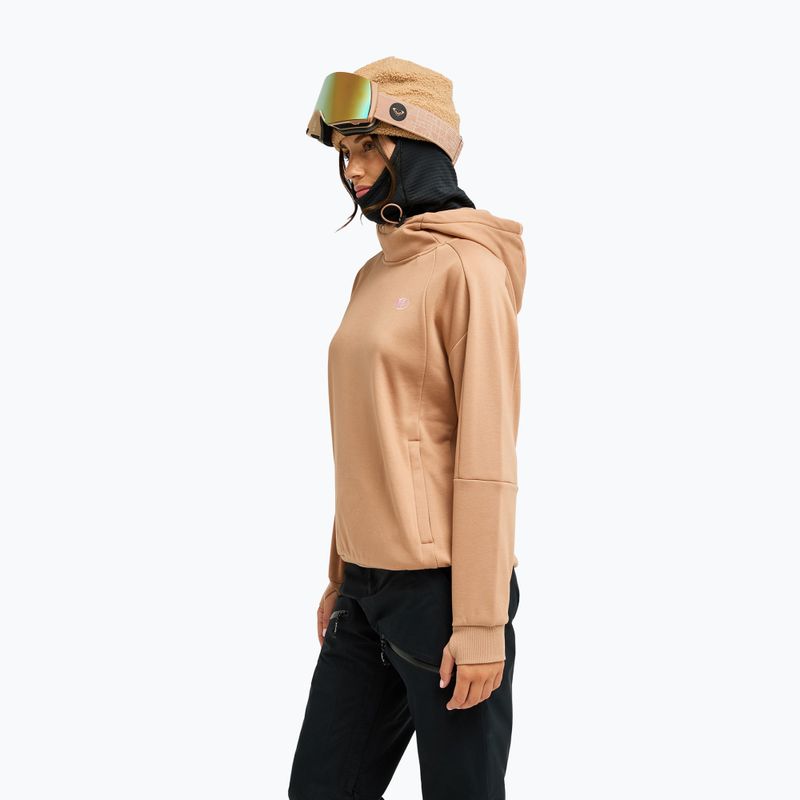 Детски суитшърт за сноуборд ROXY Liberty Hoodie cafe au lait 4
