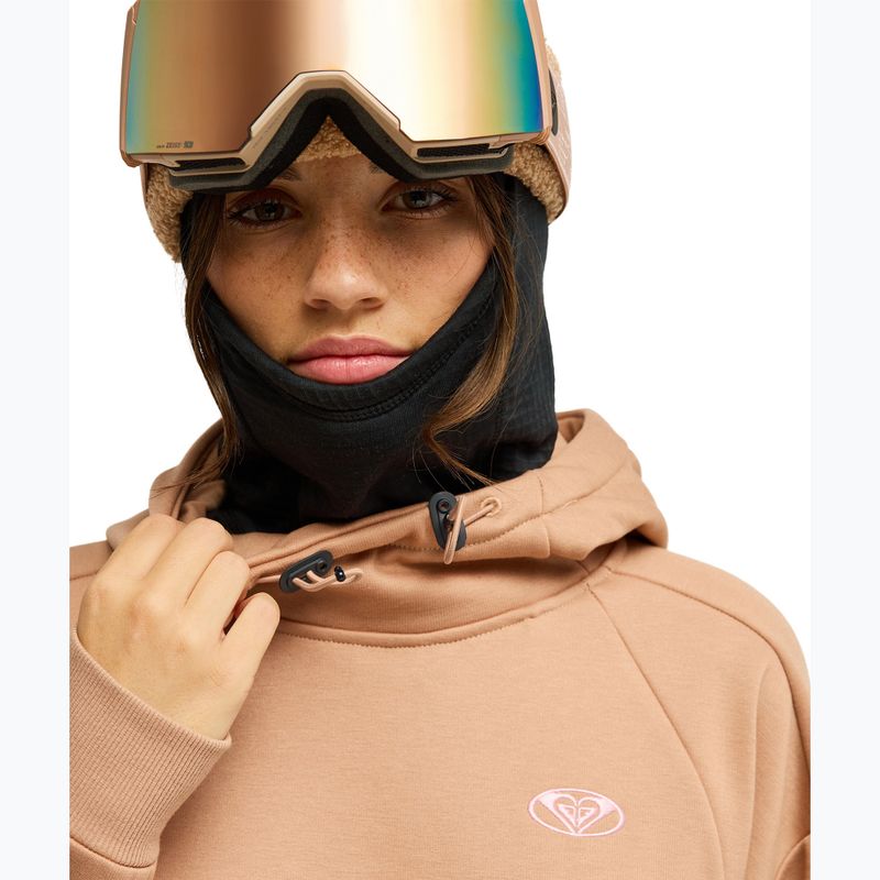 Дамски сноуборд суитшърт ROXY Liberty Hoodie кафе о ле 5