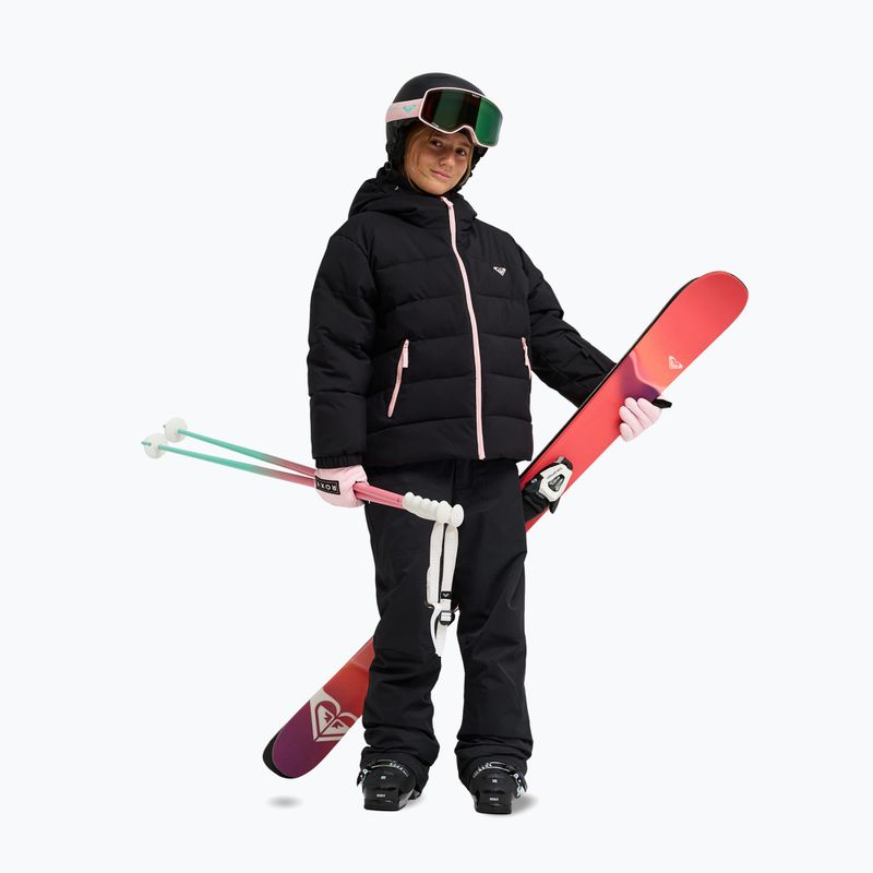 Детско сноуборд яке ROXY Snowyhill Puffy true black 2