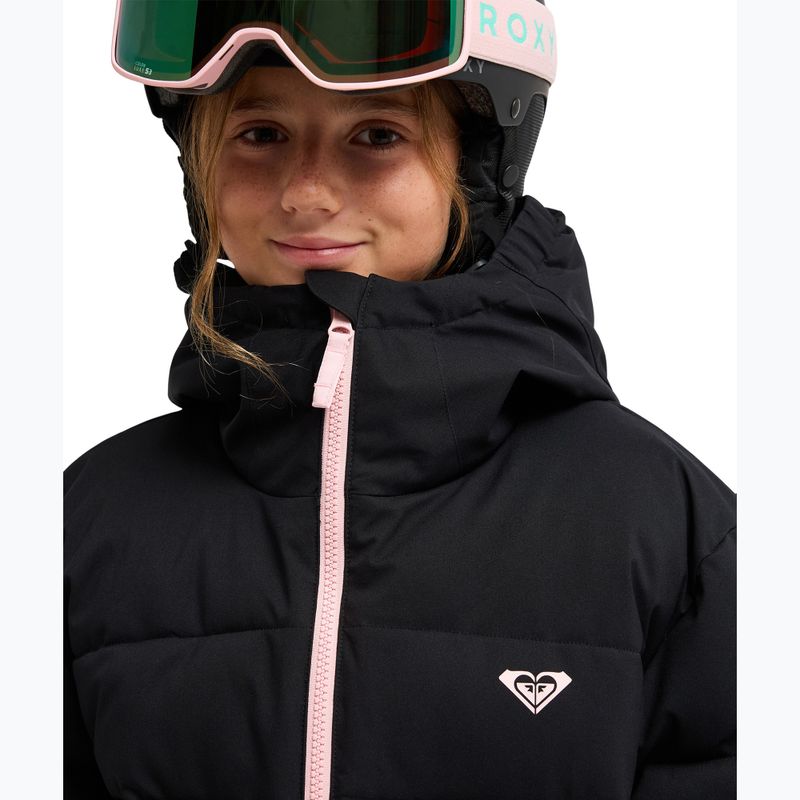 Детско сноуборд яке ROXY Snowyhill Puffy true black 4