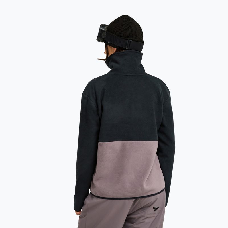 Дамски поларен суитшърт ROXY Icedrift Layer true black 3