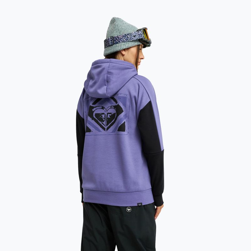 Детски суитшърт за сноуборд ROXY Liberty Hoodie twilight purple 3