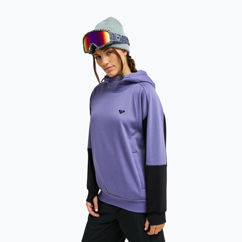 Дамски сноуборд суитшърт ROXY Liberty Hoodie twilight purple 5