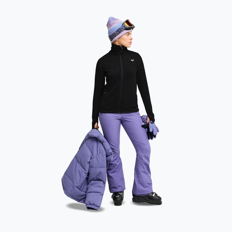 Дамски поларен суитшърт ROXY Snowstride Full Zip true black 2