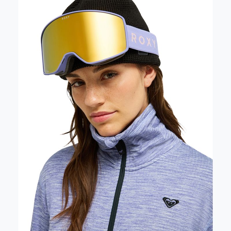 Дамски поларен суитшърт ROXY Snowstride Full Zip twilight purple 5