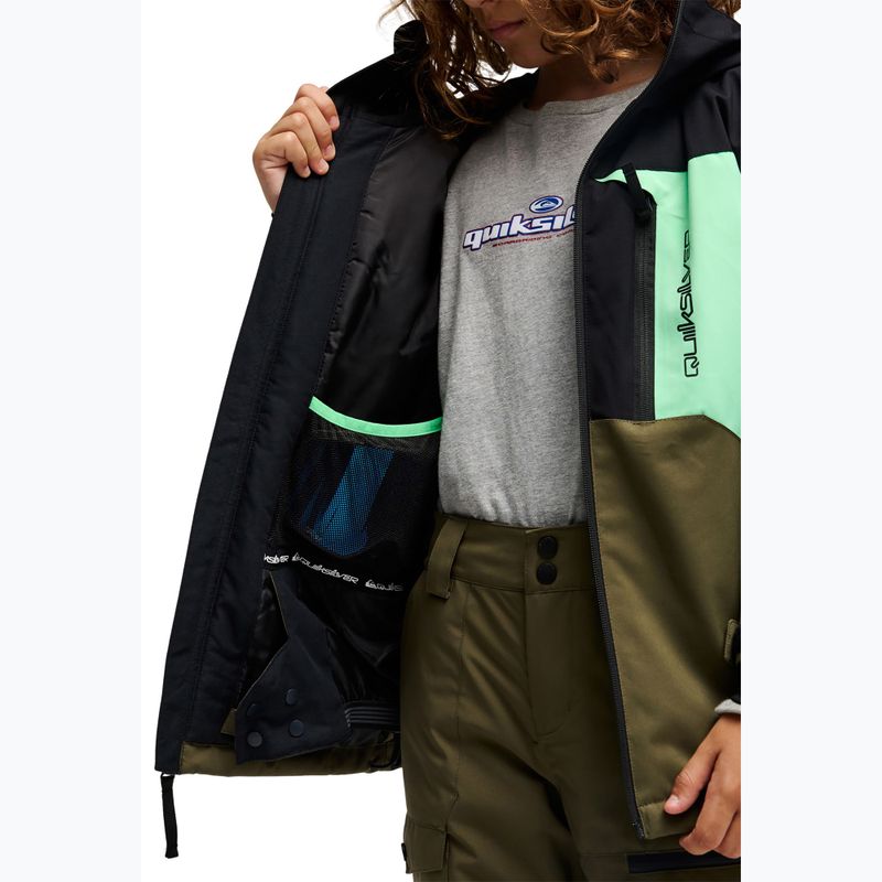 Детско сноуборд яке Quiksilver Dawson grape leaf 6