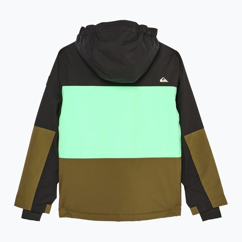 Детско сноуборд яке Quiksilver Dawson grape leaf 10