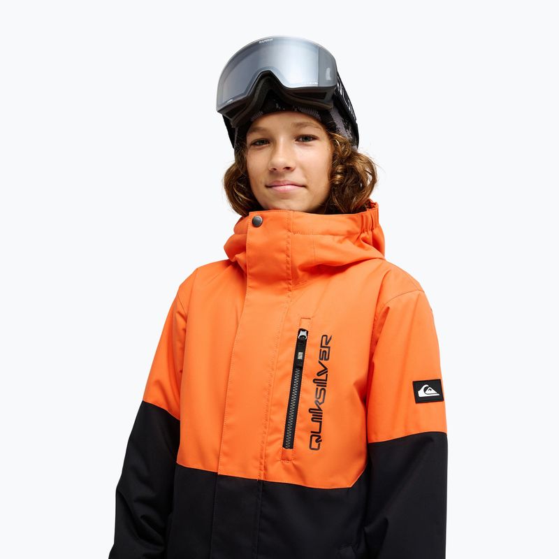 Детско сноуборд яке Quiksilver Titano vermillon 3