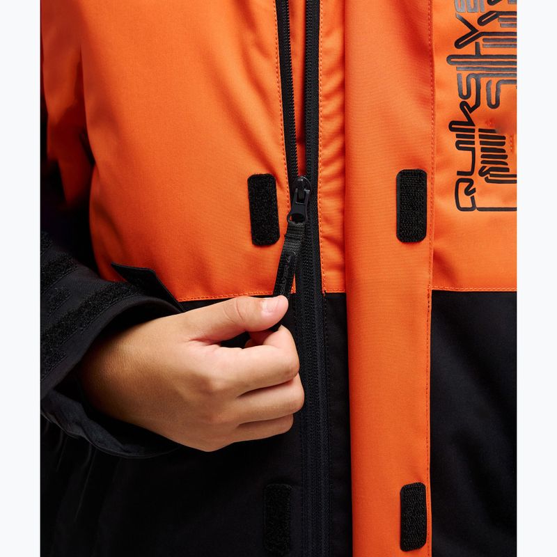 Детско сноуборд яке Quiksilver Titano vermillon 4