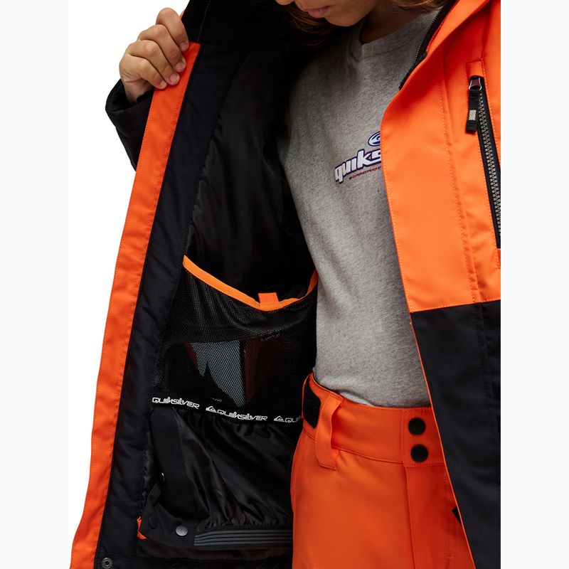 Детско сноуборд яке Quiksilver Titano vermillon 6