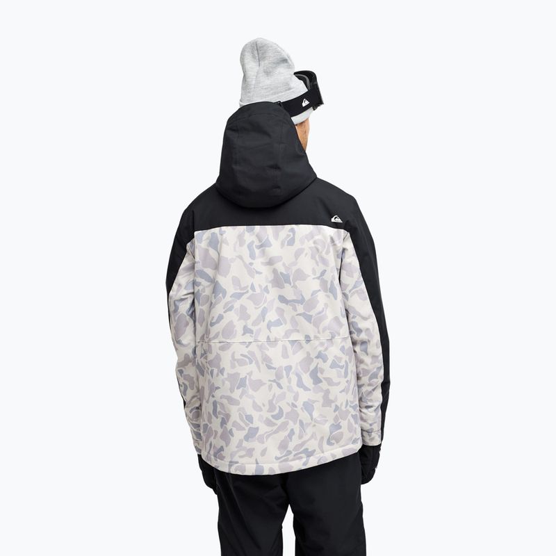 Мъжко сноуборд яке Quiksilver Sycamore 20K ice camo bone white 3