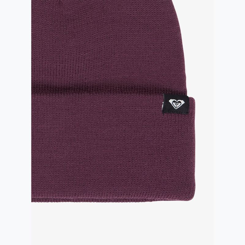 Детска зимна шапка ROXY Tropical Snow Beanie blackberry wine 3