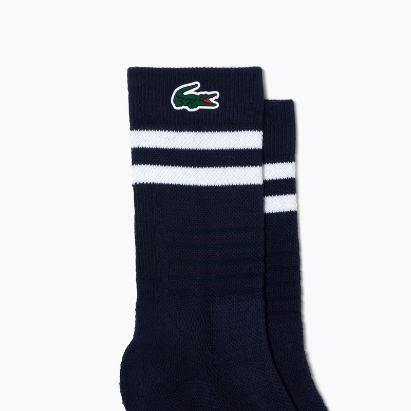 Мъжки чорапи Lacoste RA1095 navy blue/white 2