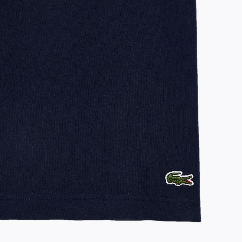 Мъжка тениска Lacoste TH1285 navy blue 7