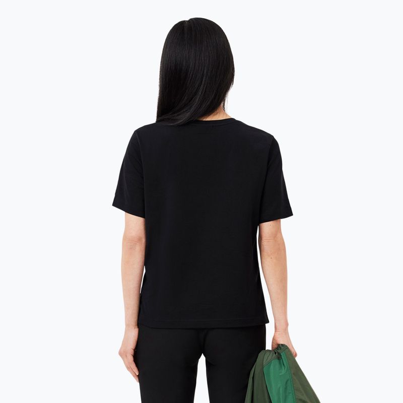 Lacoste дамска тениска TF7300 black 2