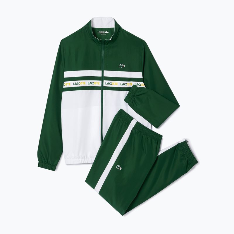 Мъжки анцуг за тенис Lacoste WH7567 green/white 5