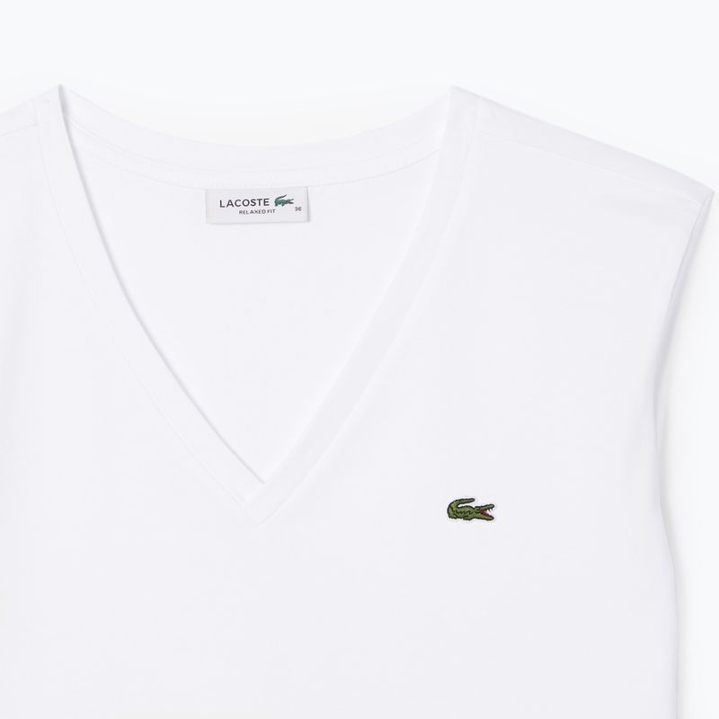 Lacoste дамска тениска TF7300 бяла 5