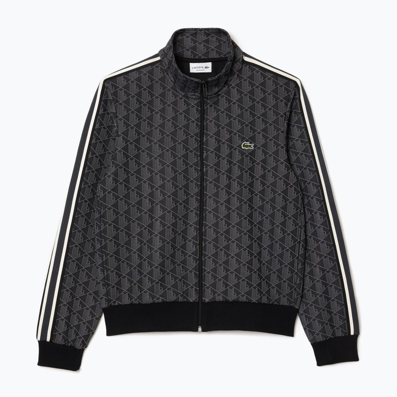 Мъжки суитшърт Lacoste SH1368 black/graphite 5