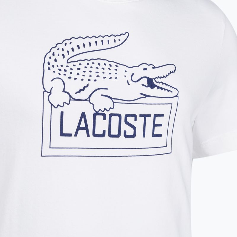 Мъжка тениска Lacoste TH9068 white 3