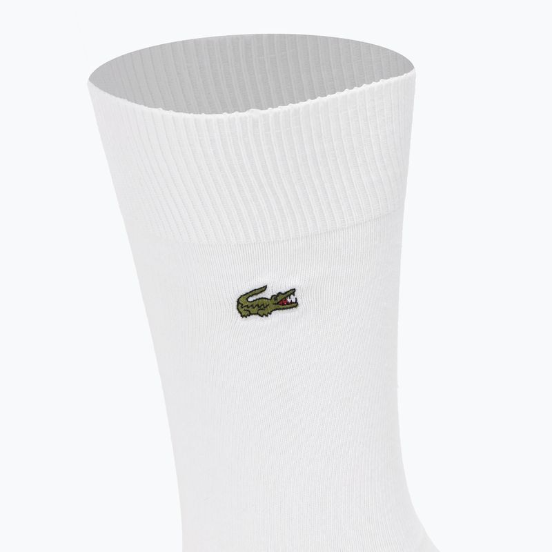 Чорапи Lacoste RA8142 3 чифта бели 3