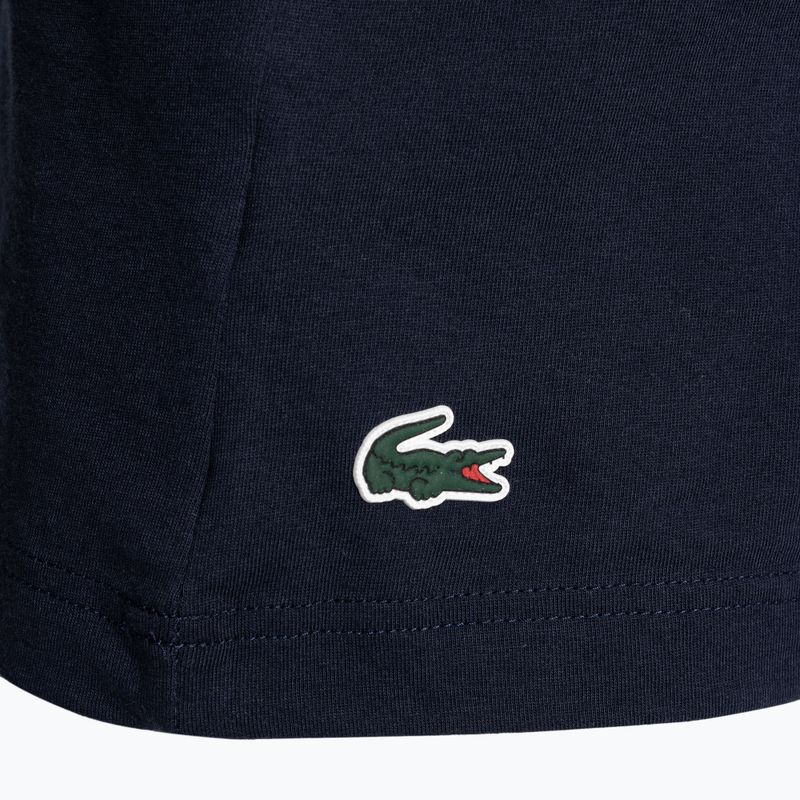 Мъжка тениска Lacoste TH9068 navy blue 4