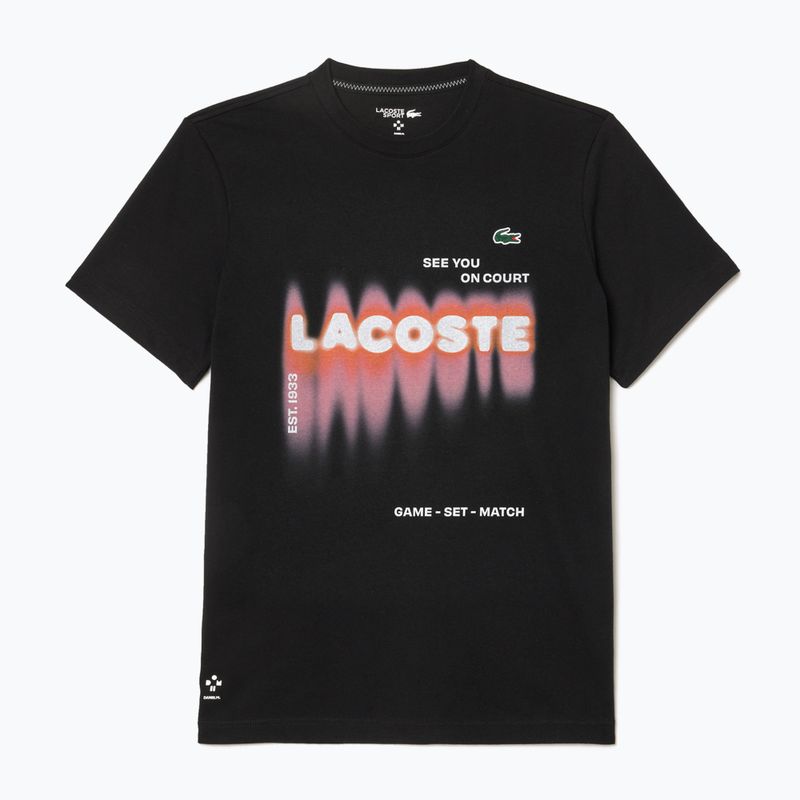 Мъжка тениска Lacoste TH2617 black 5