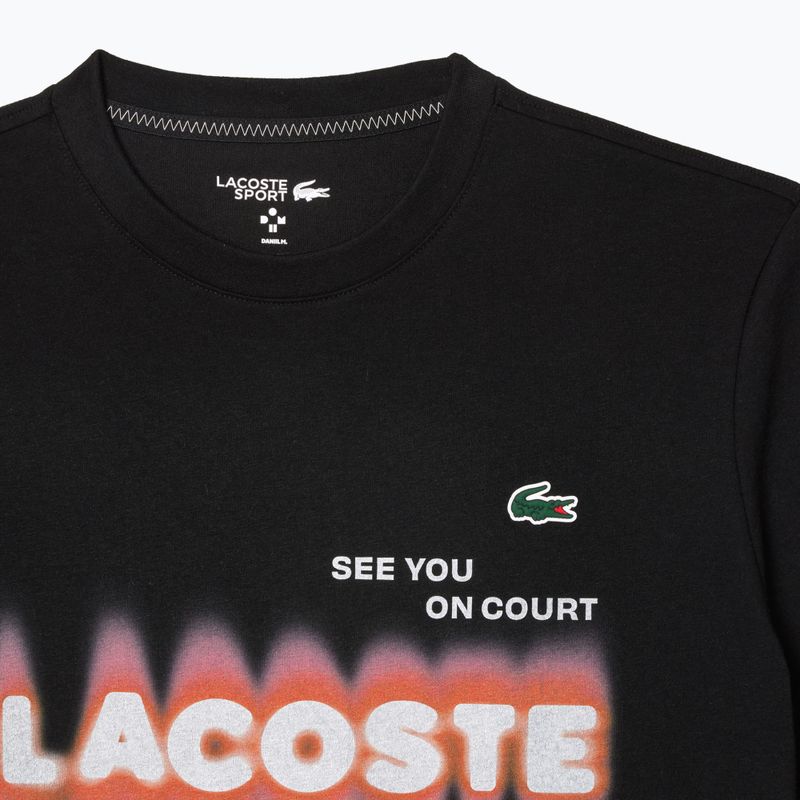 Мъжка тениска Lacoste TH2617 black 6