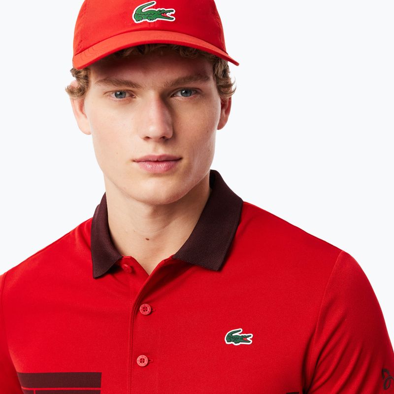 Поло тениска Lacoste DH2568 opera/expresso 4